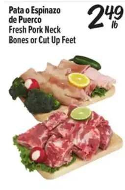 El Super Fresh Pork Neck Bones or Cut Up Feet offer
