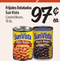 El Super Sun Vista Canned Beans offer