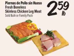 El Super Fresh Boneless Skinless Chicken Leg Meat offer