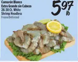 El Super 26-30Ct. White Shrimp Headless offer
