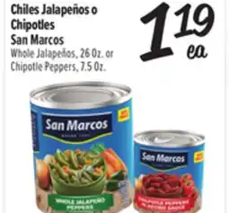 El Super Whole Jalapeños, 26Oz. or Chipotle Peppers, 7.5Oz offer