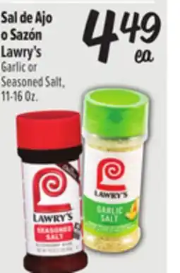 El Super Lawry's Garlic Salt offer