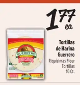 El Super Guerrero Riquísimas Flour Tortillas offer