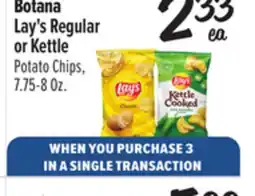 El Super Lay's Regular or Kettle Potato Chips offer