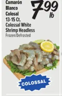 El Super Colossal White Shrimp Headless offer
