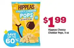 Grocery Outlet Hippeas Cheezy Cheddar Pops, 4 oz offer