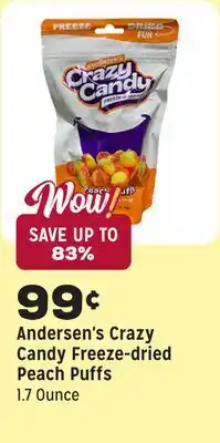 Grocery Outlet Freeze-dried Peach Puffs offer