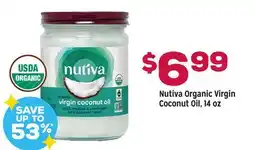 Grocery Outlet Nutiva Organic Virgin Coconut Oil, 14 oz offer
