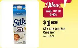 Grocery Outlet Silk Oat Van Creamer offer