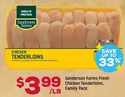 Grocery Outlet Sanderson Farms Fresh Chicken Tenderloins Family Pack offer