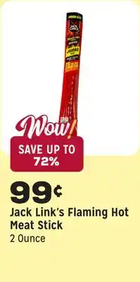 Grocery Outlet Flaming Hot Meat Stick offer