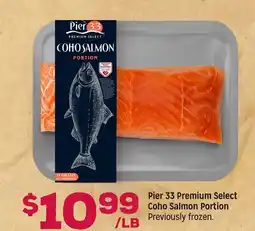 Grocery Outlet Pier 33 Premium Select Coho Salmon Portion offer