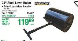 Menards 24 Steel Lawn Roller offer
