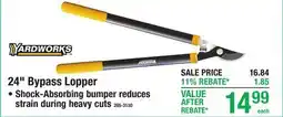Menards Yardworks 24 Bypass Lopper offer
