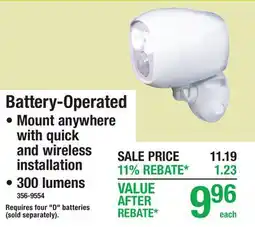 Menards Battery-Operated offer
