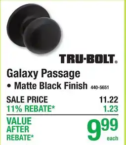 Menards Tru-Bolt Galaxy Passage offer