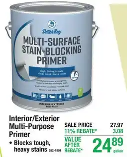 Menards Interior/Exterior Multi-Purpose Primer offer