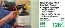 Menards FLEXiO 2500 HVLP Handheld Sprayer offer