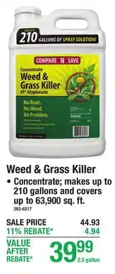 Menards Weed & Grass Killer offer