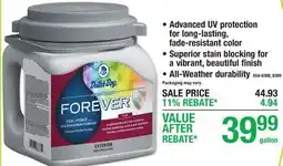 Menards EXTERIOR FLAT PAINT & PRIMER offer