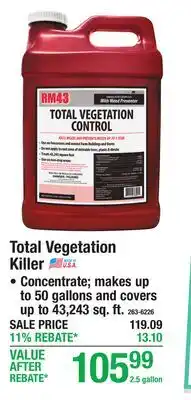 Menards Total Vegetation Killer offer