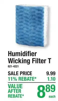 Menards Humidifier Wicking Filter T offer