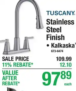 Menards Stainless Steel Finish offer