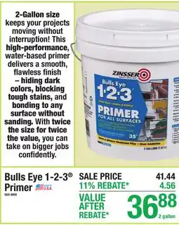 Menards Bulls Eye 1-2-3 Primer offer