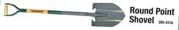 Menards Round Point Shovel offer