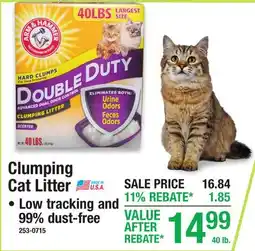 Menards Cat Litter offer