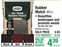 Menards Rubber Mulch offer