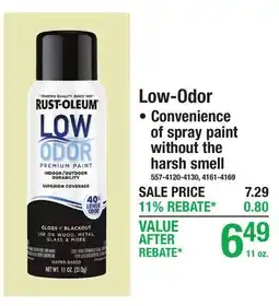 Menards Low-Odor offer