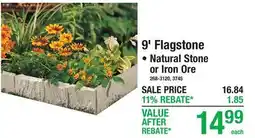Menards 9' Flagstone offer