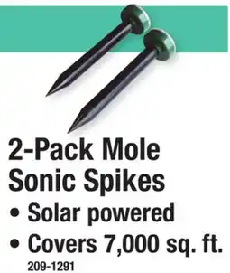 Menards 2-Pack Mole Sonic Spikes offer
