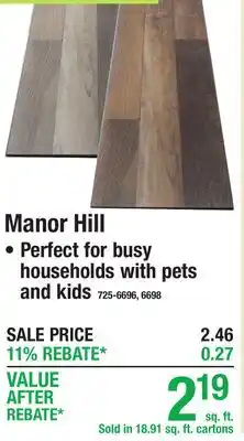 Menards Manor Hill offer