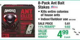 Menards 8-Pack Ant Bait Stakes offer