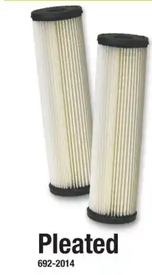 Menards Pleated Water Filters offer