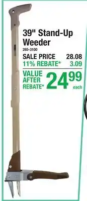 Menards 39 Stand-Up Weeder offer