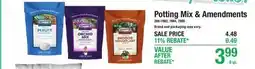 Menards Potting Mix & Amendments offer