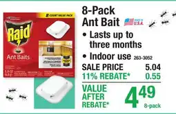 Menards 8-Pack Ant Bait offer