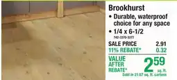 Menards Brookhurst WireBrushed Engineered Hardwood Fooring offer
