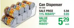 Menards Can Dispenser offer