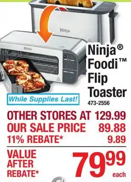 Menards Ninja Foodi Flip Toaster offer