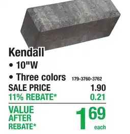 Menards Kendall offer