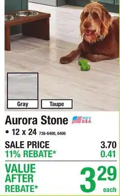 Menards Aurora Stone offer