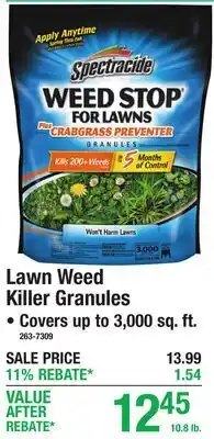 Menards Lawn Weed Killer Granules offer