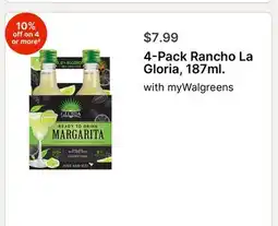 Walgreens 4-Pack Rancho La Gloria offer