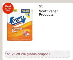 Walgreens Scott Paper Products offer