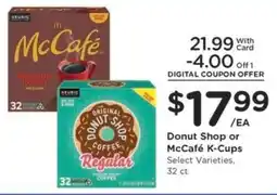 Kroger Donut Shop or McCafé K-Cups offer