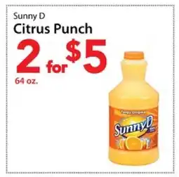 Three Guys from Brooklyn Sunny D Citrus Punch offer